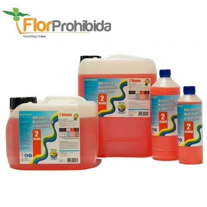 Dutch Formula Bloom 2 (Advanced Hydroponics) - Abono para cultivo hidropónico.
