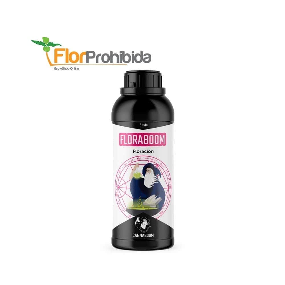 Floraboom Basic de Cannaboom - Abono de floración para marihuana. Envase de 1 litro.