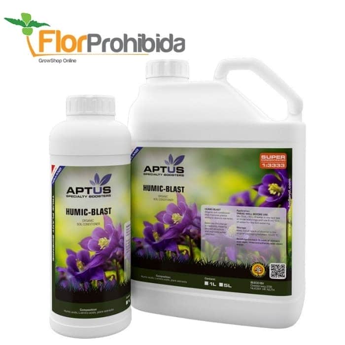 Humic-Blast de Aptus diferentes formatos.