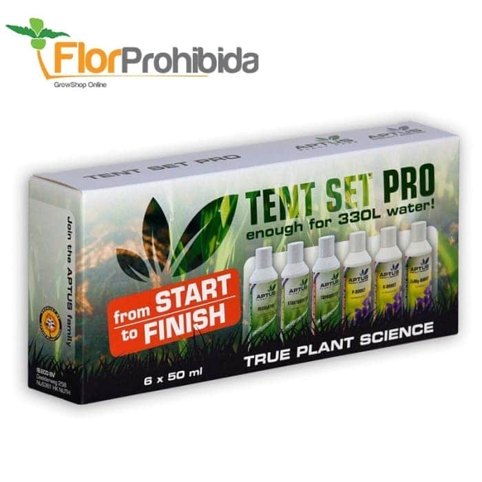 Aptus Tent Set Pro, kit de fertilizantes pequeño.