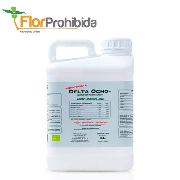 Delta 8 Cannabiogen, envase de 5 litros.