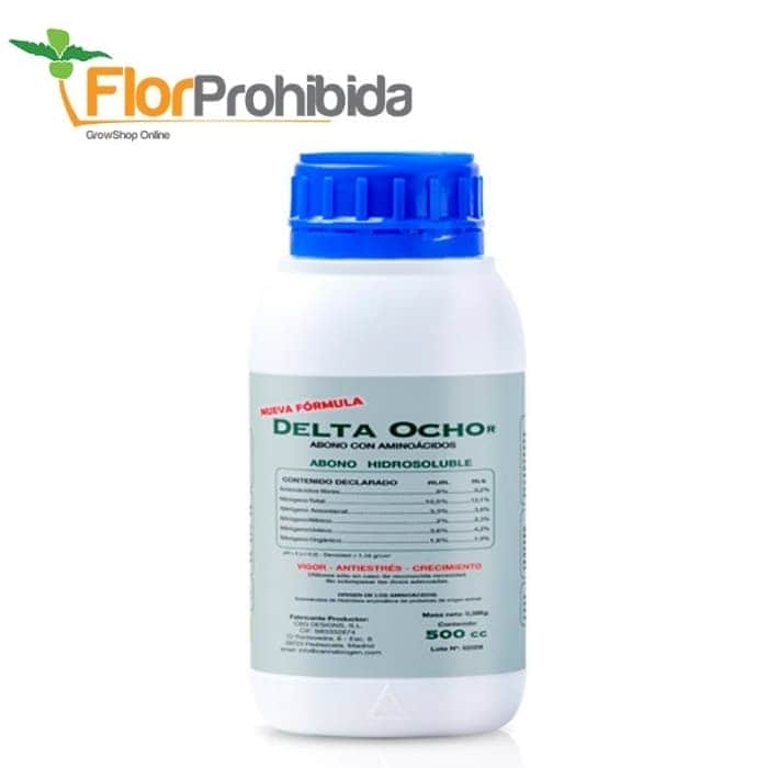 Delta 8 Cannabiogen, envase de 500 ml.