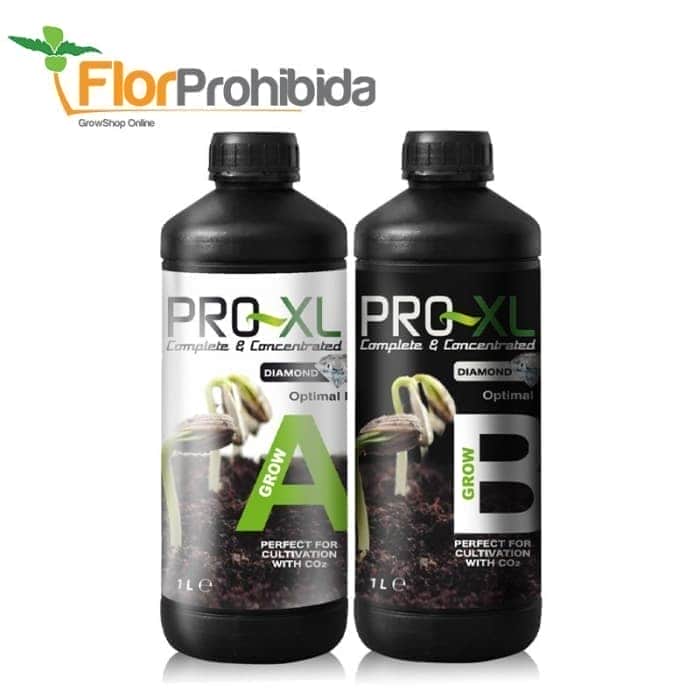 Grow A+B de Pro-XL, envase de 1L.