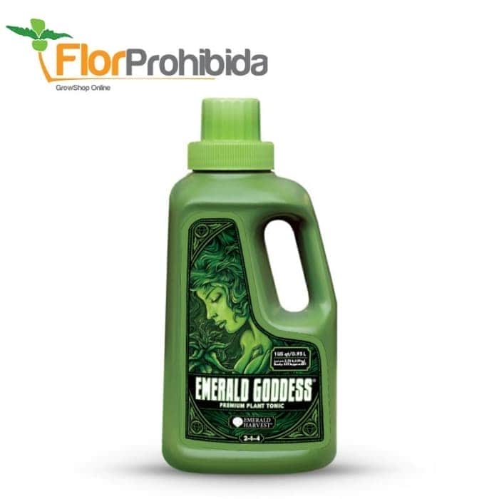 Emerald Goddess de Emerald Harvest, envase de 950 ml.