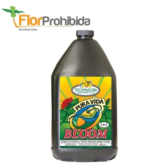 Pura Vida Bloom de Technaflora, envase de 4L.