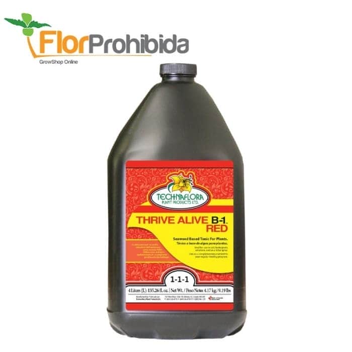 Thrive Alive B-1 Red de Technaflora. Envase de 4L.