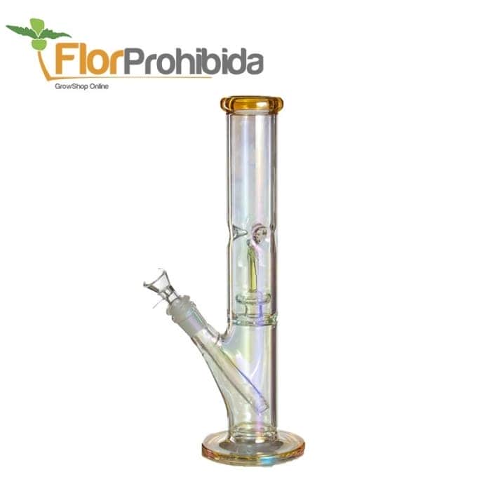 BONG CRISTAL CON PERCOLADRO HIELO/AGUA 31CM 19MM