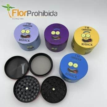 GRINDER RICK Y MORTY 4 PARTES 61MM