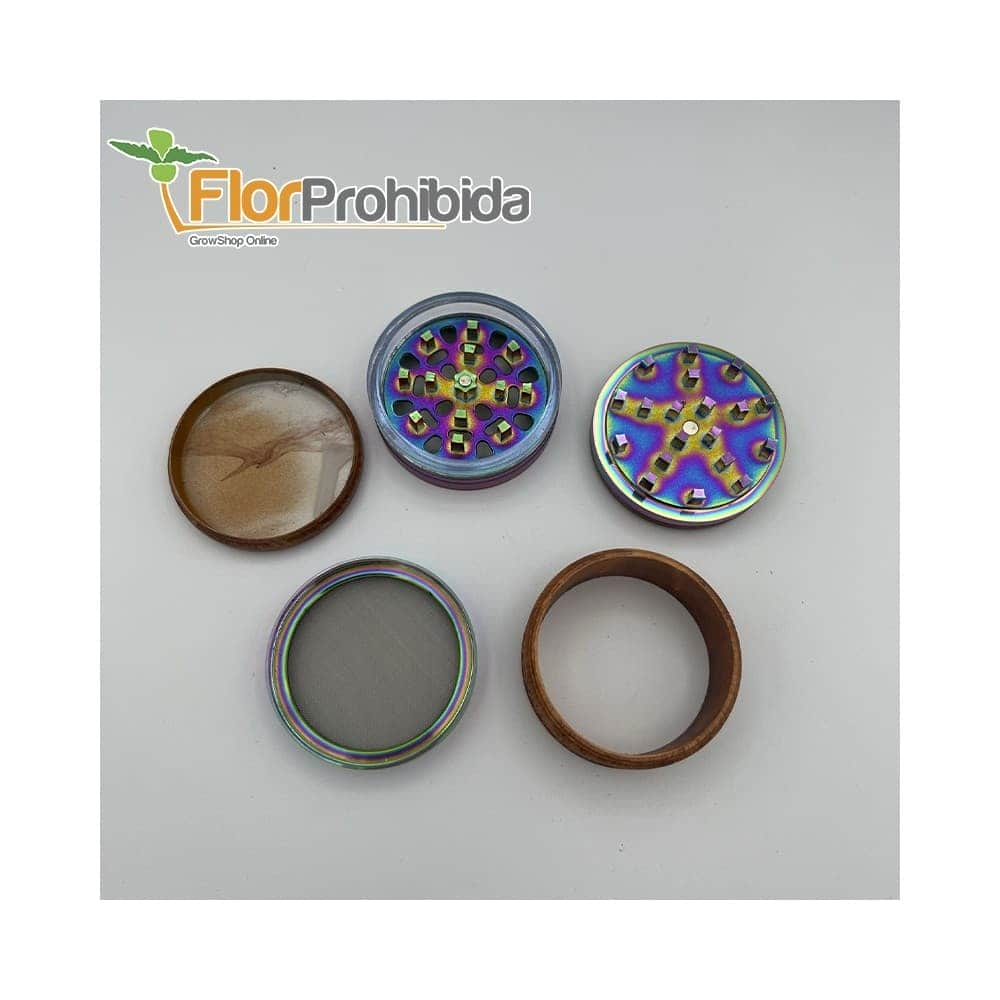 GRINDER CONVERTIBLE DE 4 A 6 PARTES 62MM