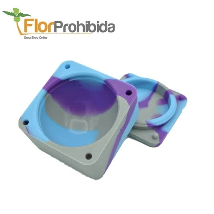 BOTE SILICONA CUBO 57MM