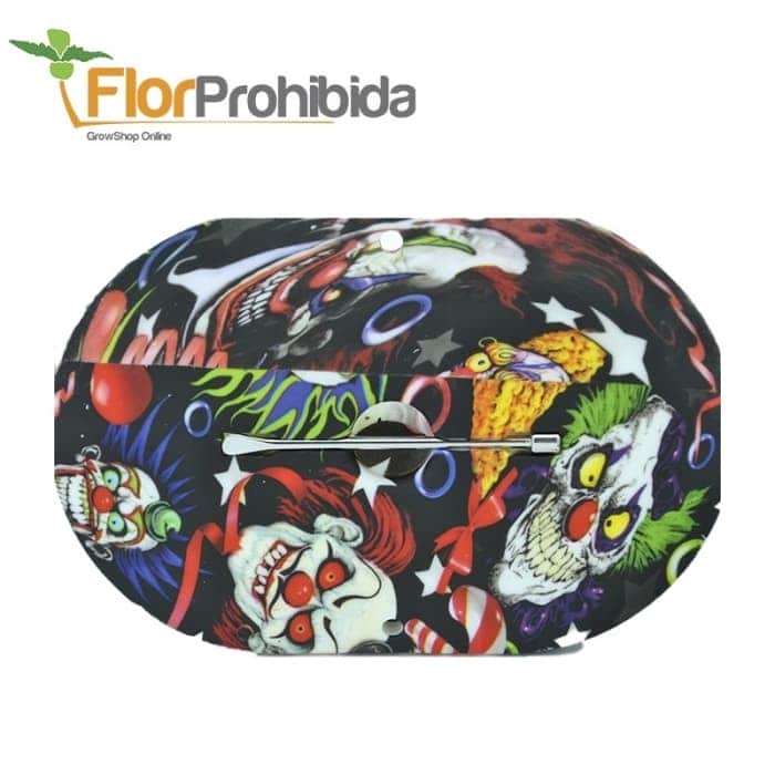 BONG SILICONA DIBUJOS INCLINADO BHO