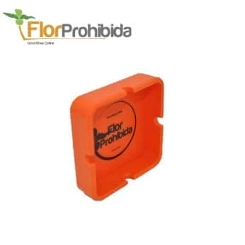 CENICERO SILICONA NARANJA REGALO FLORPROHIBIDA