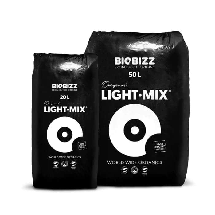 Light Mix de BioBizz, sustrato especial para marihuana con fertilización baja