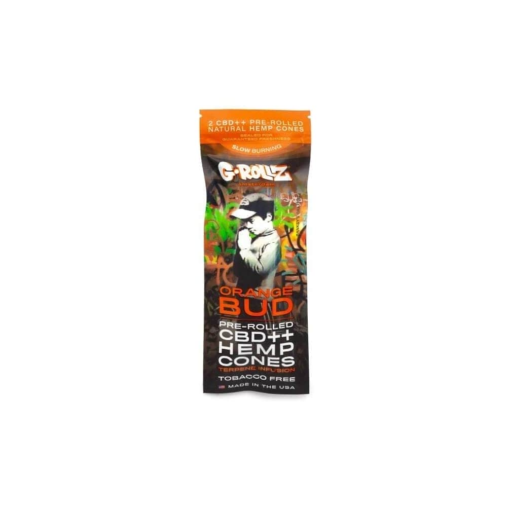 Papel de Blunt Preenrollado (Pre-Rolled) con CBD y aroma Orange Bud