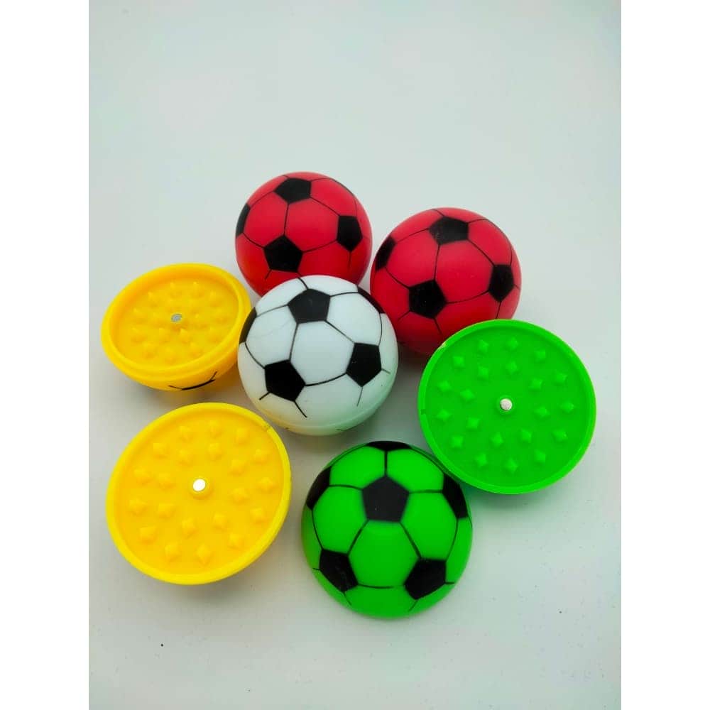 Grinder bola de fútbol de plástico con imán.