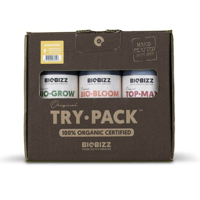 TryPack Indoor de Biobizz. Pack de abonos orgánicos