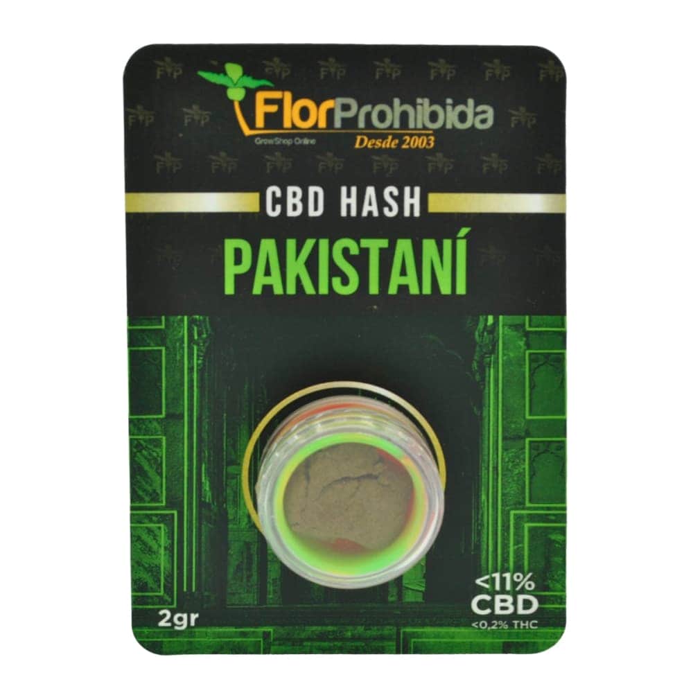 Hachis CBD Pakistaní FP - Hachís CBD Premium, envase de 2 gramos