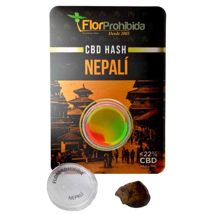 Nepali FP. Envase de 2 gramos con precinto de seguridad