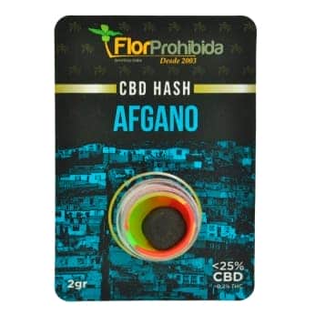 Hachís CBD Afgano FP - Envase con precinto de seguridad de 2 y 5 gramos