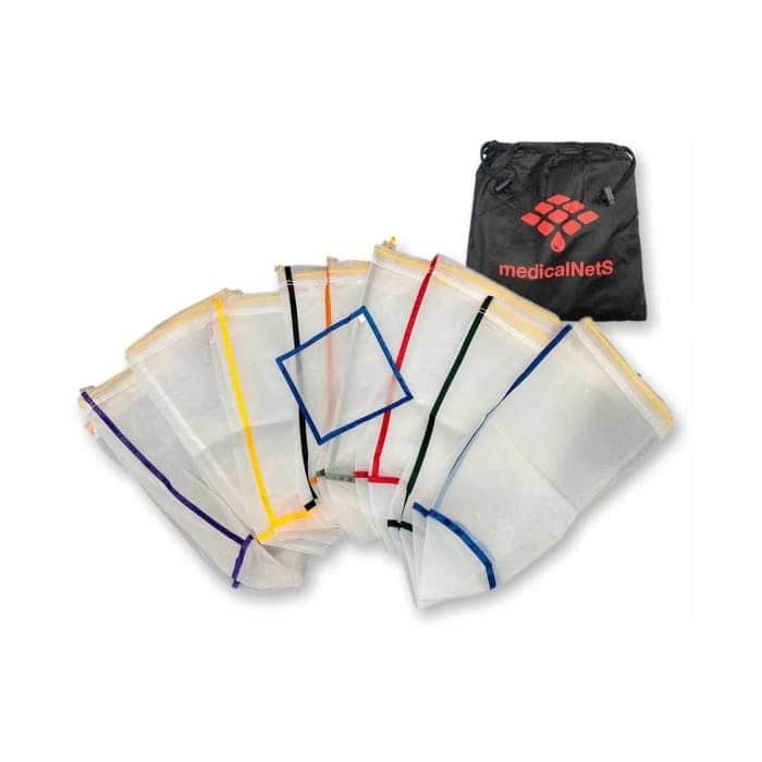 Kit de 9 mallas de extracción de resina MedicalNet de 20L cada malla