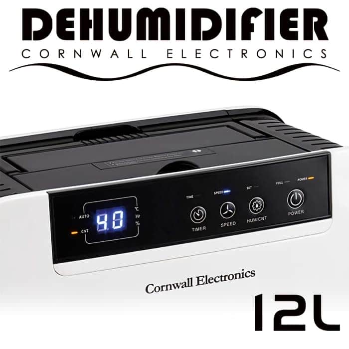 Panel frontal del deshumidificador 12L / día de Cornwall Electronics