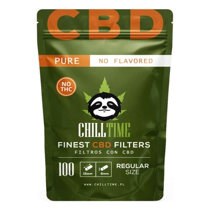 Filtros CBD tamaño Regular (8mm). Bolsa de 100 boquillas