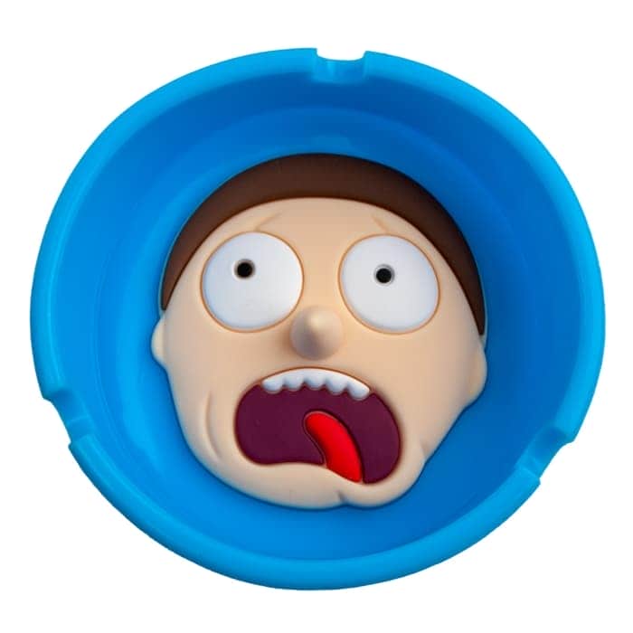 CENICERO RICK Y MORTY Morty en azul.