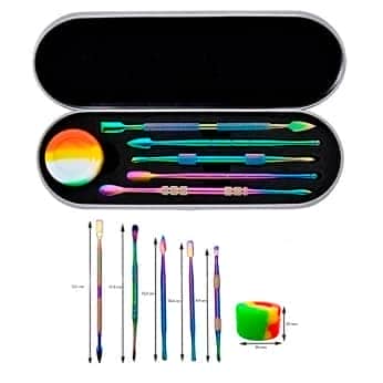 KIT DABBER CAMALEON Herramientas y bote para Rosin y BHO.
