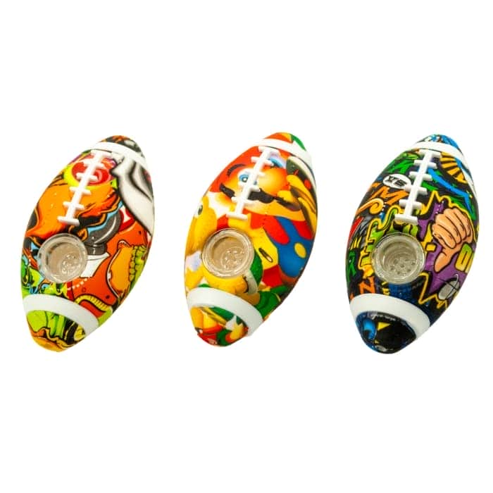 PIPA SILICONA RUGBY 10CM Diferentes modelos.