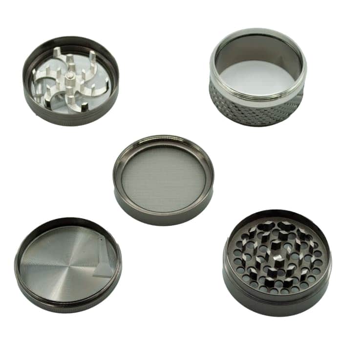 GRINDER MOLINILLO ANTRACITA 4 PARTES 62MM Desmontado.