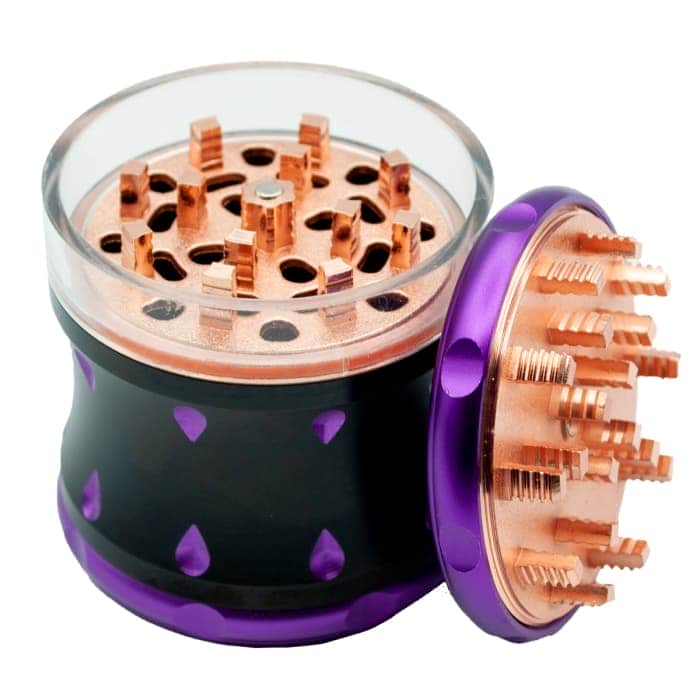 GRINDER CON POLINIZADOR SENSUAL 4 PARTES 64MM