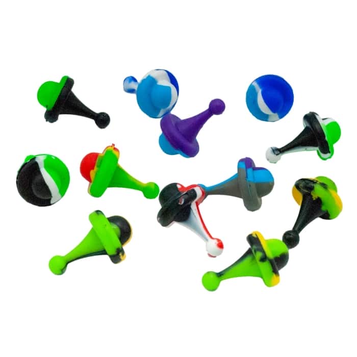 CARB CAP LARGO SILICONA 25MM Modelos de colores variados.