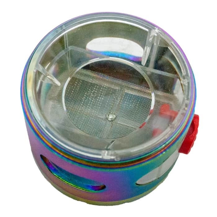 GRINDER GALAXIA CON BANDEJA 4 PARTES 62MM Picador abierto.