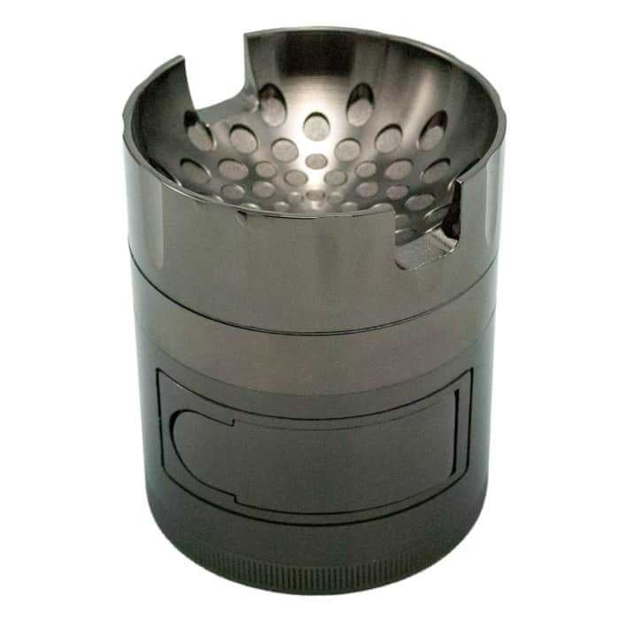 GRINDER CENICERO MyFriend de 4 PARTES y 63MM con tapa abatible.