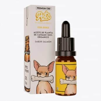 Aceite CBD para mascotas y perros con 3% de CBD y sabor a salmón
