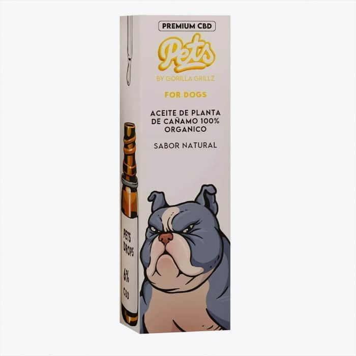 ACEITE CBD PERRO NATURAL GORILLA GRILLZ