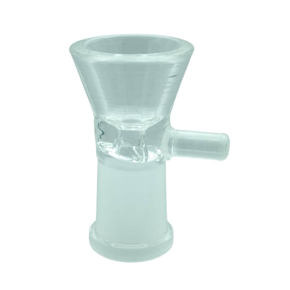 Cazoleta de cristal con adaptador hembra de 12-14mm. Cazoleta de repuesto para bongs