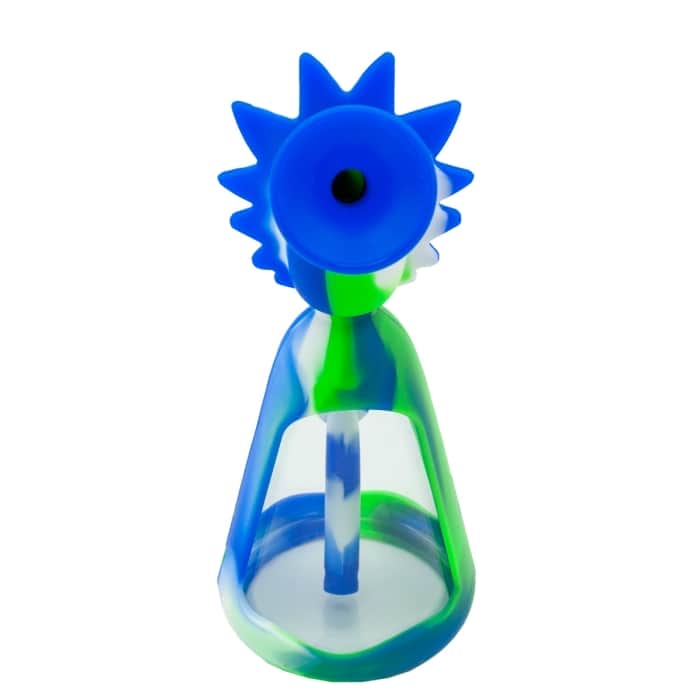 BONG SILICONA RICK Y MORTY PARA AGUA 18.8CM