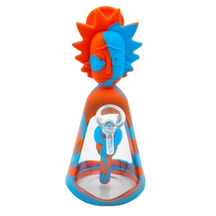 BONG SILICONA RICK Y MORTY PARA AGUA 18.8CM
