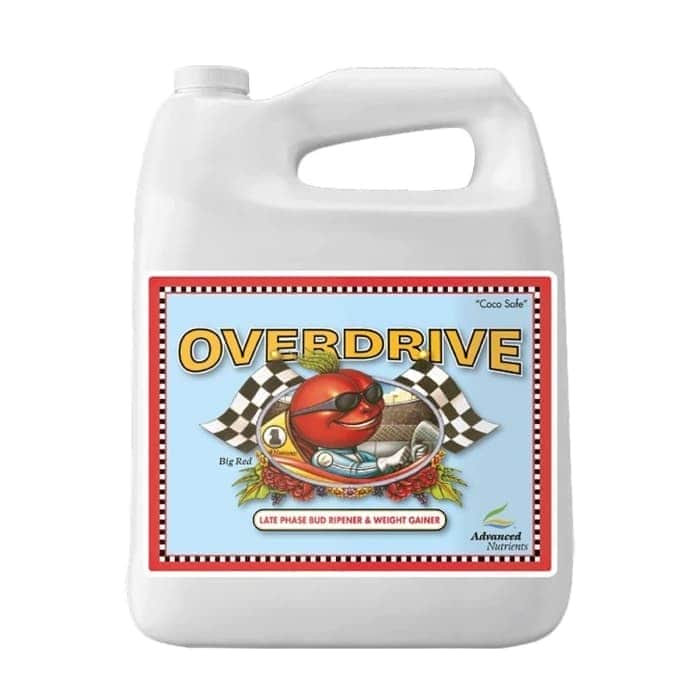 Garrafa de 5 litros de Overdrive de Advanced Nutrients - Estimulador de floración para cannabis