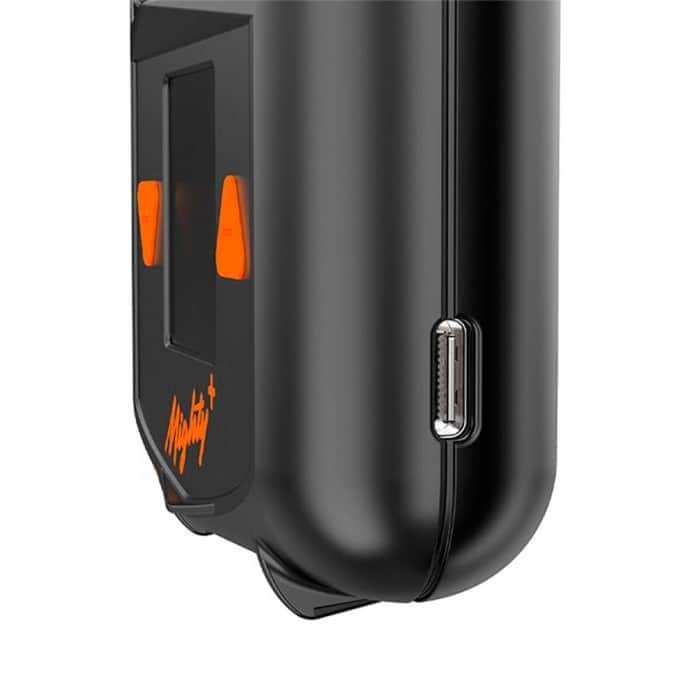 VAPORIZADOR MIGHTY + vista puerto de carga.
