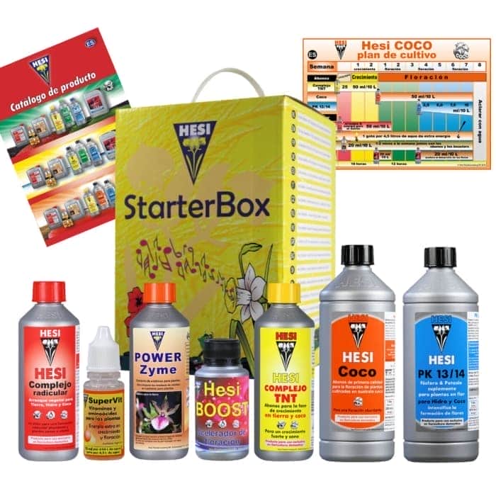 KIT DE CULTIVO COCO (Hesi) Starter Box Coco.
