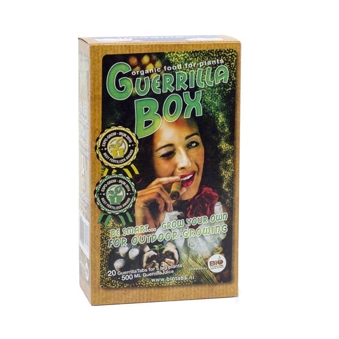 Paquete de pastillas fertilizantes Guerrilla Tabs de BioTabs
