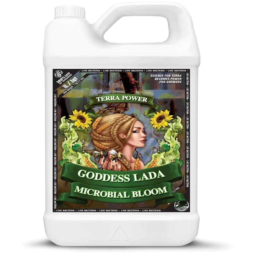 Garrafa de Goddess Lada Microbial Bloom de la marca Terra Power
