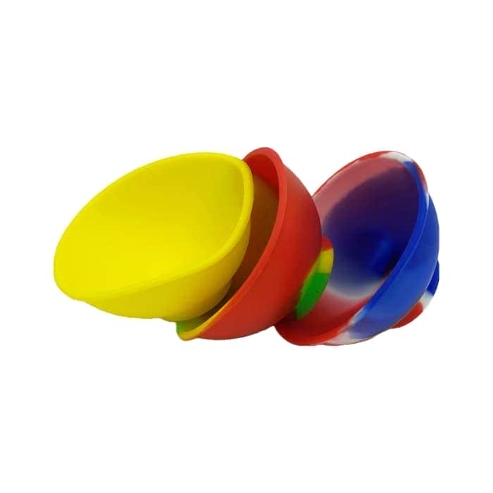 Cuenco silicona de colores. 6,7 cm.