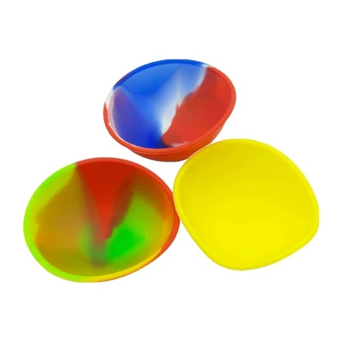 Cuenco silicona de colores. 6,7 cm.