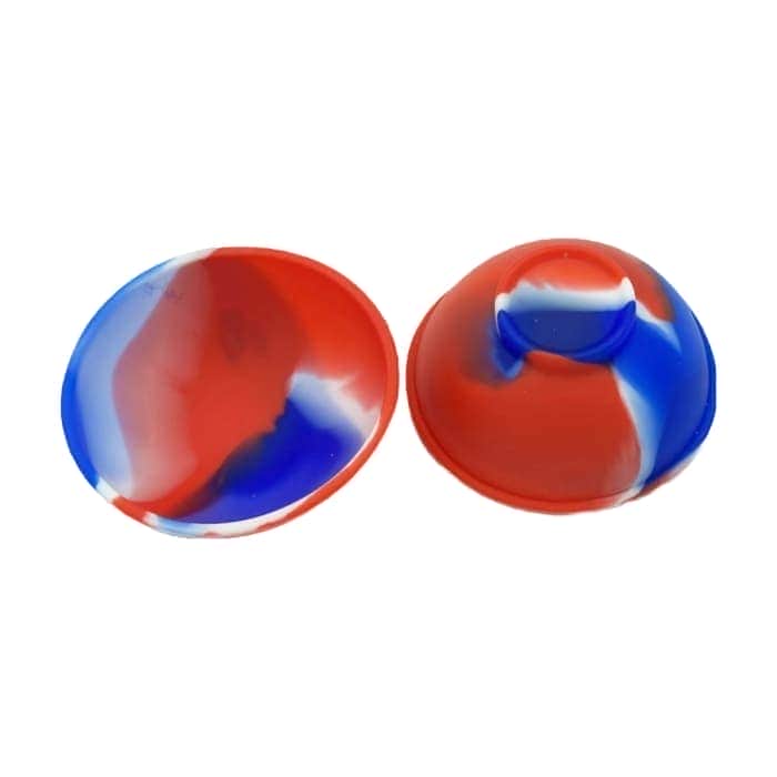 Cuenco silicona de colores. 6,7 cm.