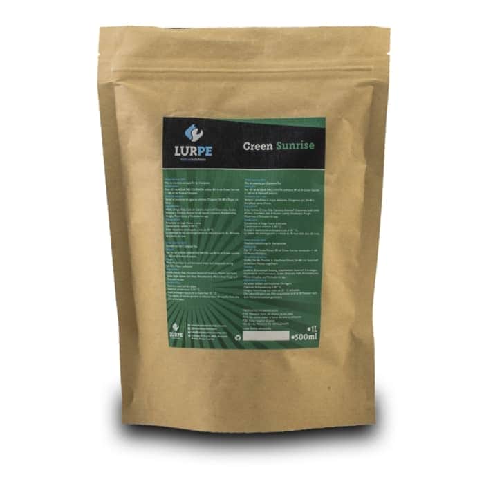 Paquete Green Sunrise de Lurpe. Formato 500ml
