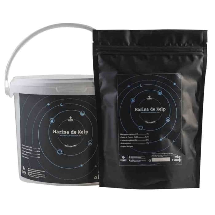 Harina de Kelp de Lurpe Nutural. Formatos de 1 y 3 kg