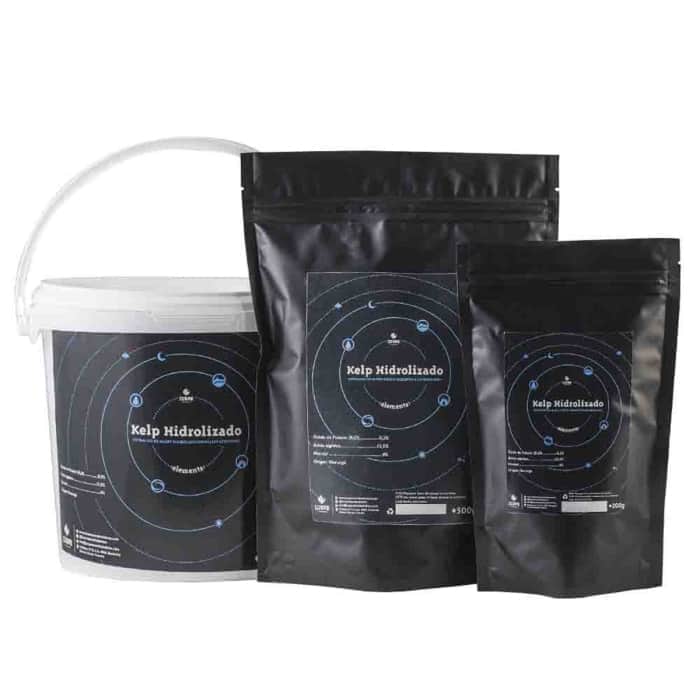 Kelp Hydrolizado de Lurpe. Formatos: 200 gr, 500 gr y 2 kg